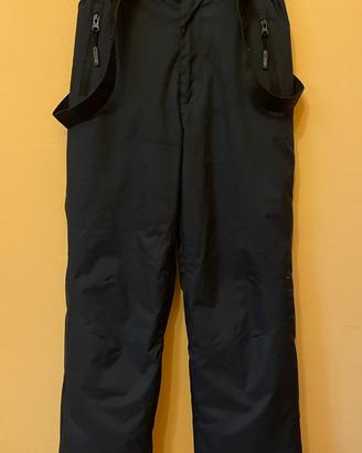 Pantaloni da sci bambina/o (12 anni) neri - Yado
