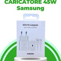 Samsung 45W USB-C Caricabatteria con Cavo nuovo 