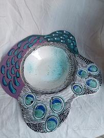 piatto concavo in terracotta 