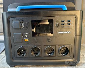 Accumulo portatile 1500w con modulo 200w