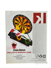 Gioco freccette con bicchierini