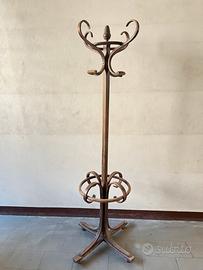 Attaccapanni Terra Vintage Stile Thonet in Legno