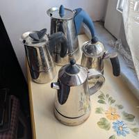 4 Caffettiere Bialetti diverse grandezze