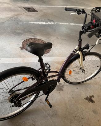 Bicicletta da città Donna Btwin Elops 3 cestino 26