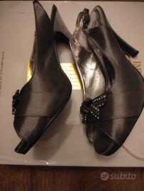 elegante set di scarpe e pochette