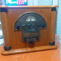 RADIO IN LEGNO FUNZIONANTE ANNI 80