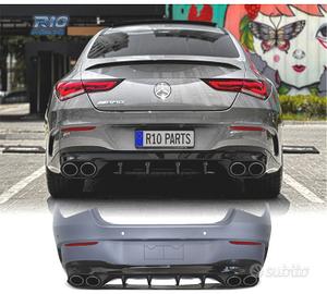 PARAURTI POSTERIORE MERCEDES CLA W118 LOOK AMG CLA