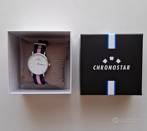 Orologio donna Chronostar blu e rosa