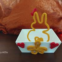 cestino con coniglietto 