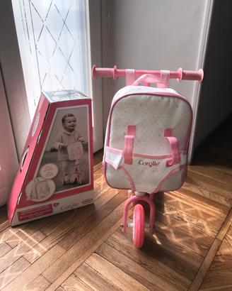Corolle monopattino 3 ruote e zaino (Y 2+)