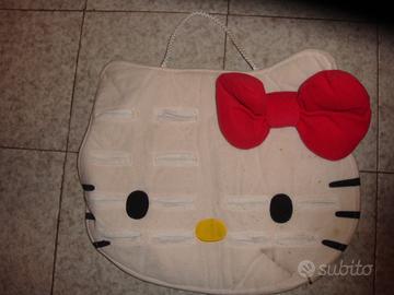 Borsa Hello Kitty Bimbi Portatutto Faccina Gattino