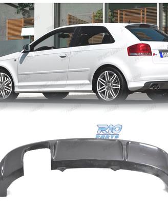 DIFFUSORE AUDI A3 8P 03-08 LOOK S3