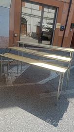 tavolo a piani per mercato 
