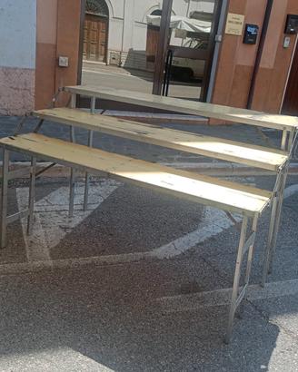 tavolo a piani per mercato 