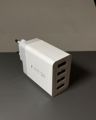 Caricabatterie 33W USB multiporta, ricarica rapida