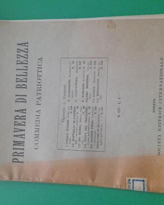 Fascicolo commedia patriottica per ragazze