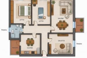 Via Principessa Maria - Appartamento 3 letto