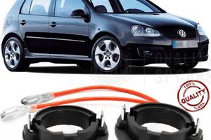 2 ADATTATORI per VW GOLF 5 V montaggio KIT LED H7