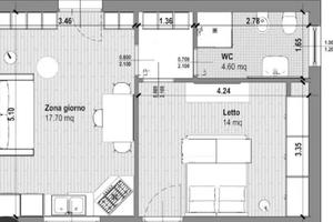 GRAZIOSO BILOCALE IN VIA ROVERETO: 400 euro