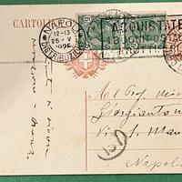 Cartolina postale Napoli 1925