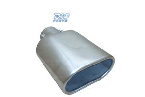 TERMINALE SCARICO OVALE IN ACCIAIO INOX