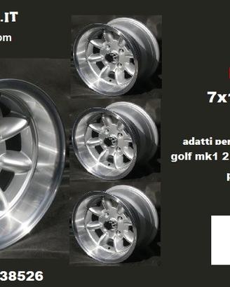 Cerchi minilite 7x 13 4x100 et-7 volkswagen VW
