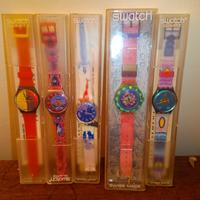 Lotto 5 Swatch Vintage anni '90 - RARI con scatola