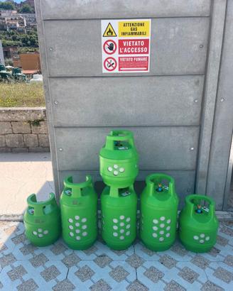 Bombola gpl in composito da kg 5