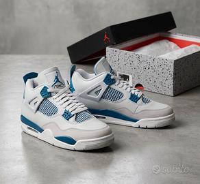 jordan 4 azzurre bianche