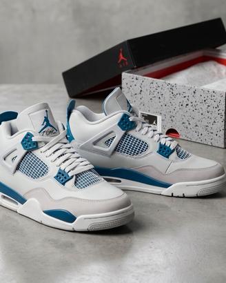 jordan 4 azzurre bianche