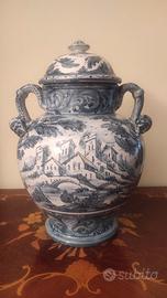 Vaso in ceramica albissola inizio 900