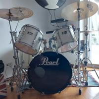 Batteria Acustica Pearl Bianca