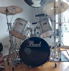 Batteria Acustica Pearl Bianca