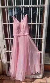 Abito Elegante Rosa da Damigella – Stile da Princi