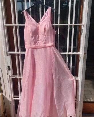 Abito Elegante Rosa da Damigella – Stile da Princi
