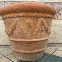 Vaso in terracotta rotondo