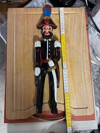 Statuetta Carabiniere in legno vintage 