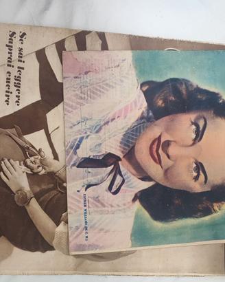 4 Riviste di moda anni 50 vintage giornali antichi