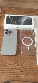 Iphone 16 pro Titanium naturale