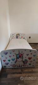 lettino bambina unicorno