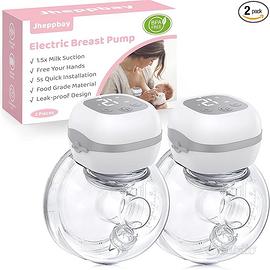 Jheppbay Tiralatte Elettrico Indossabile Portatile