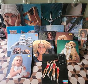 Pubblicità kodak su cartone vintage anni 60-70