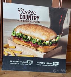 Mcdonald - insegna promozionale Fast food