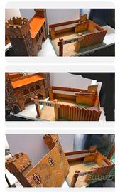 FORTE SOLDATINI CASTELLO ANNI 70 IN LEGNO