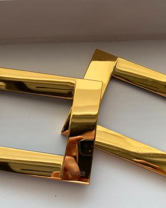 Placche Vimar originali effetto oro lucido - 11 pz