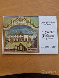 6 cartoli con francobollo Palazzo Ducale Sassuolo,