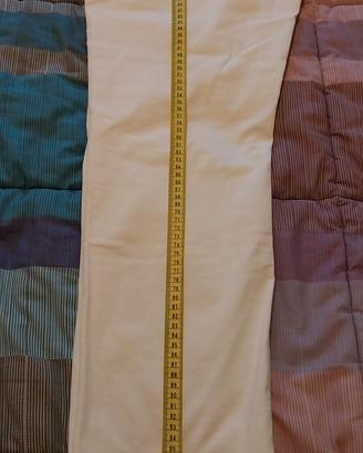 pantaloni push up donna, bianchi, Salsa, tg.46