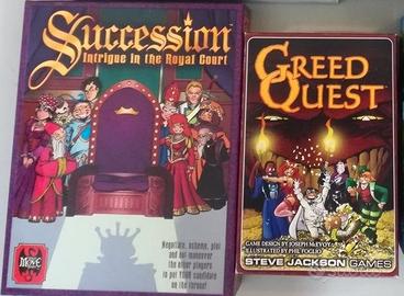 Lotto di 3 giochi recenti da tavola carte società