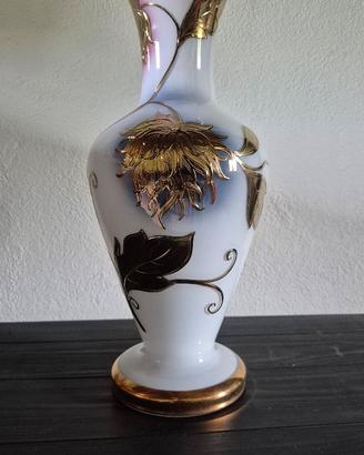 Vaso Cristallo di Boemia Vintage - Oro Zecchino