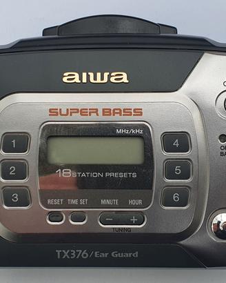 AIWA TX376 WALKMAN MANGIANASTRI RADIO AM/FM CUFFIE